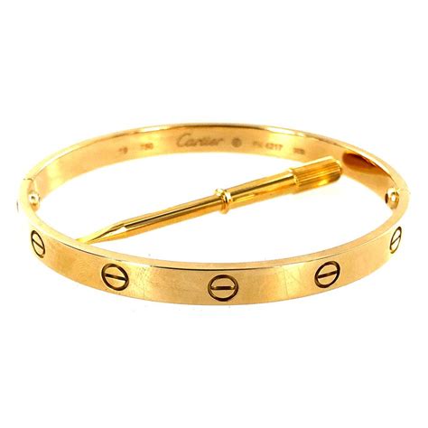 cartier love bracelet preço|authentic used cartier love bracelet.